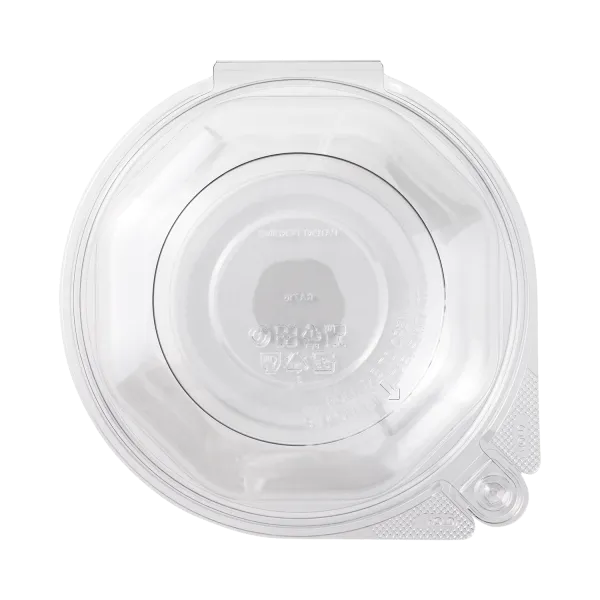 [240 sets] 16 oz Disposable Tamper Resistant Hinged Salad Bowls | PET