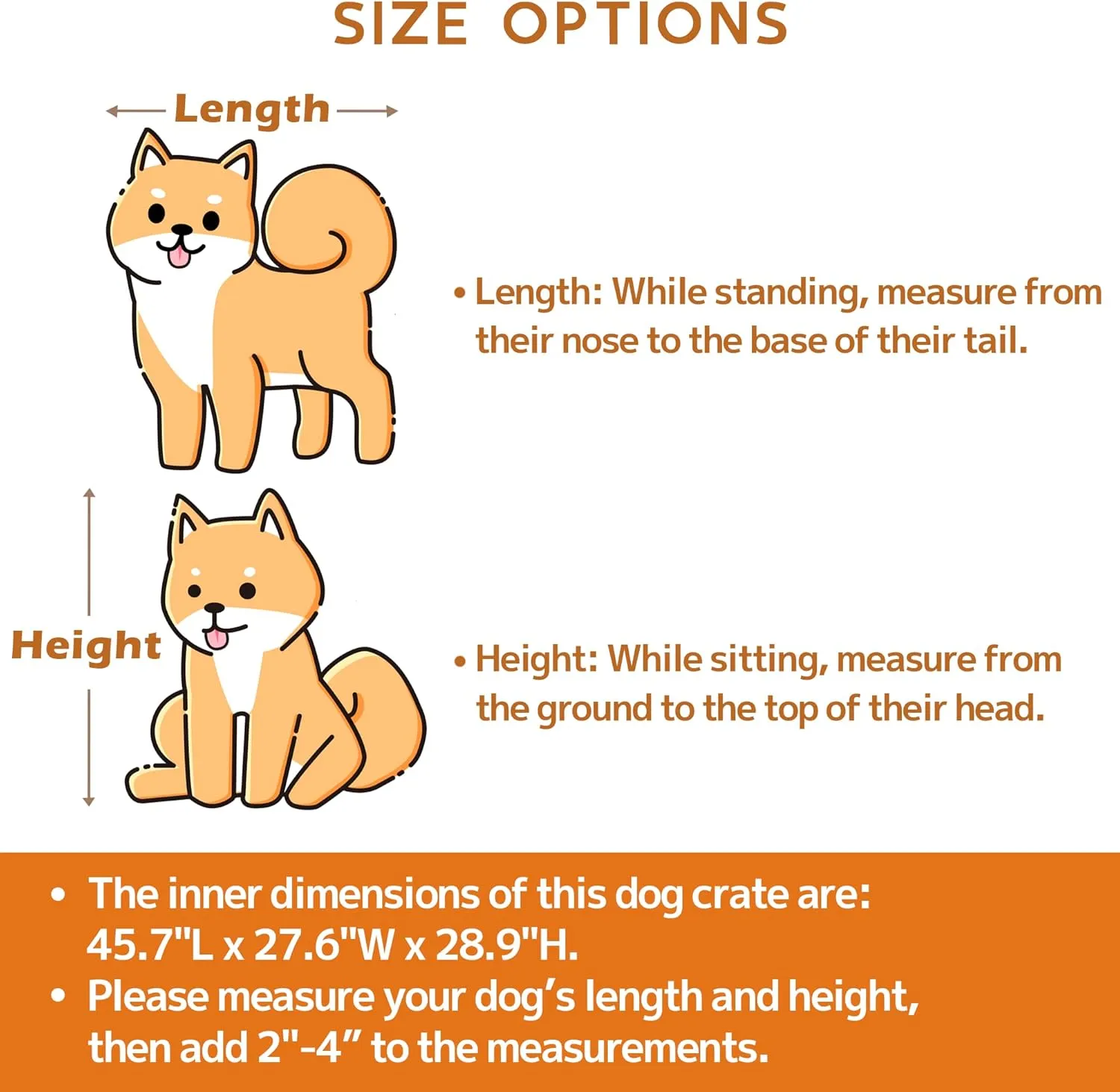 48inch Heavy Duty Dog Crate Compatible with Optional Divider, Extra Large Kennel for High Anxiety Dogs, Indestructible Pet Cage Indoor, Double Dog Crate for 2 Small Dogs