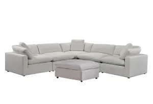 5 Seater Corner Modular with Ottoman