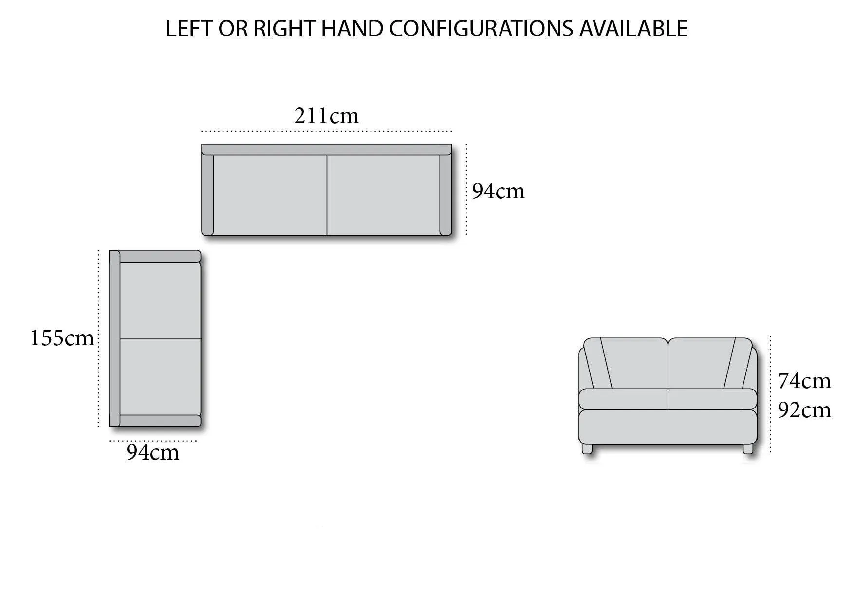 Apollo 2 Seater Loveseat (White)