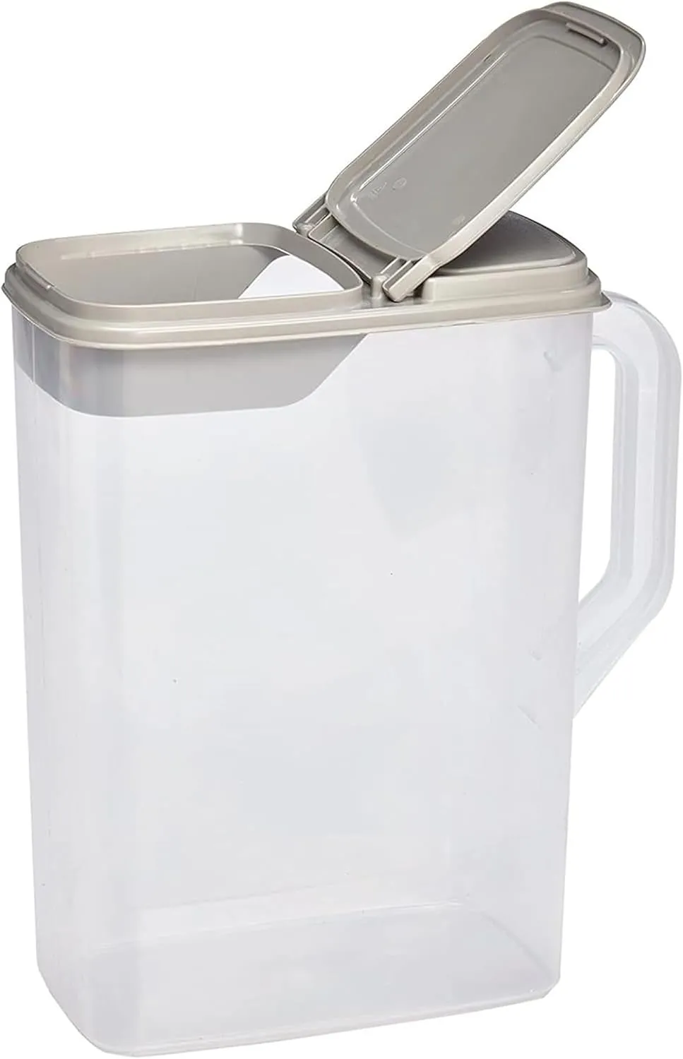 Buddeez Pet Food Storage Container - 8 Quart Capacity Bird Seed Container & Dog Food Storage, with Durable EZ Grip Handle and EZ Flip Lid with Pour Spout