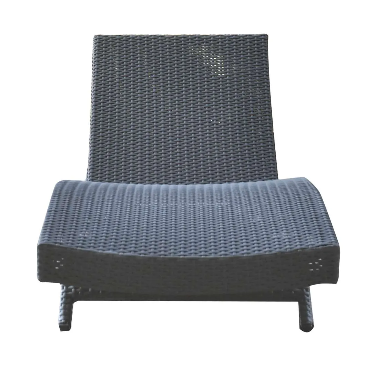 Cabana Outdoor Adjustable Wicker Chaise Lounge Chair By Armen Living