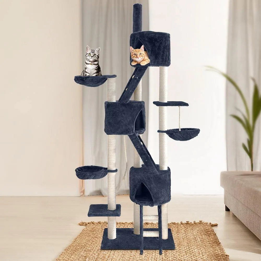 Cat Tree 244cm Post Scratcher Tower