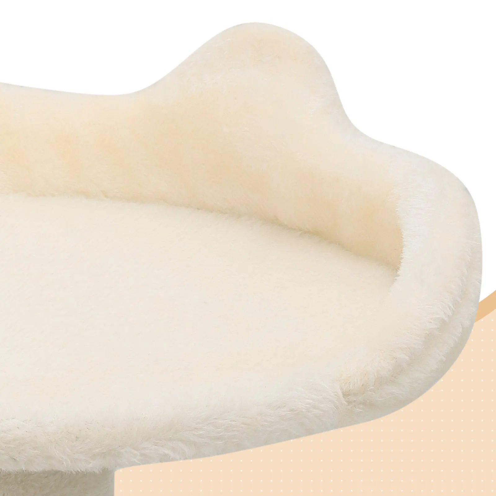Cat Tree - 70'' Height - w/Anti-Tipping Rope, Fabric Scratching Post