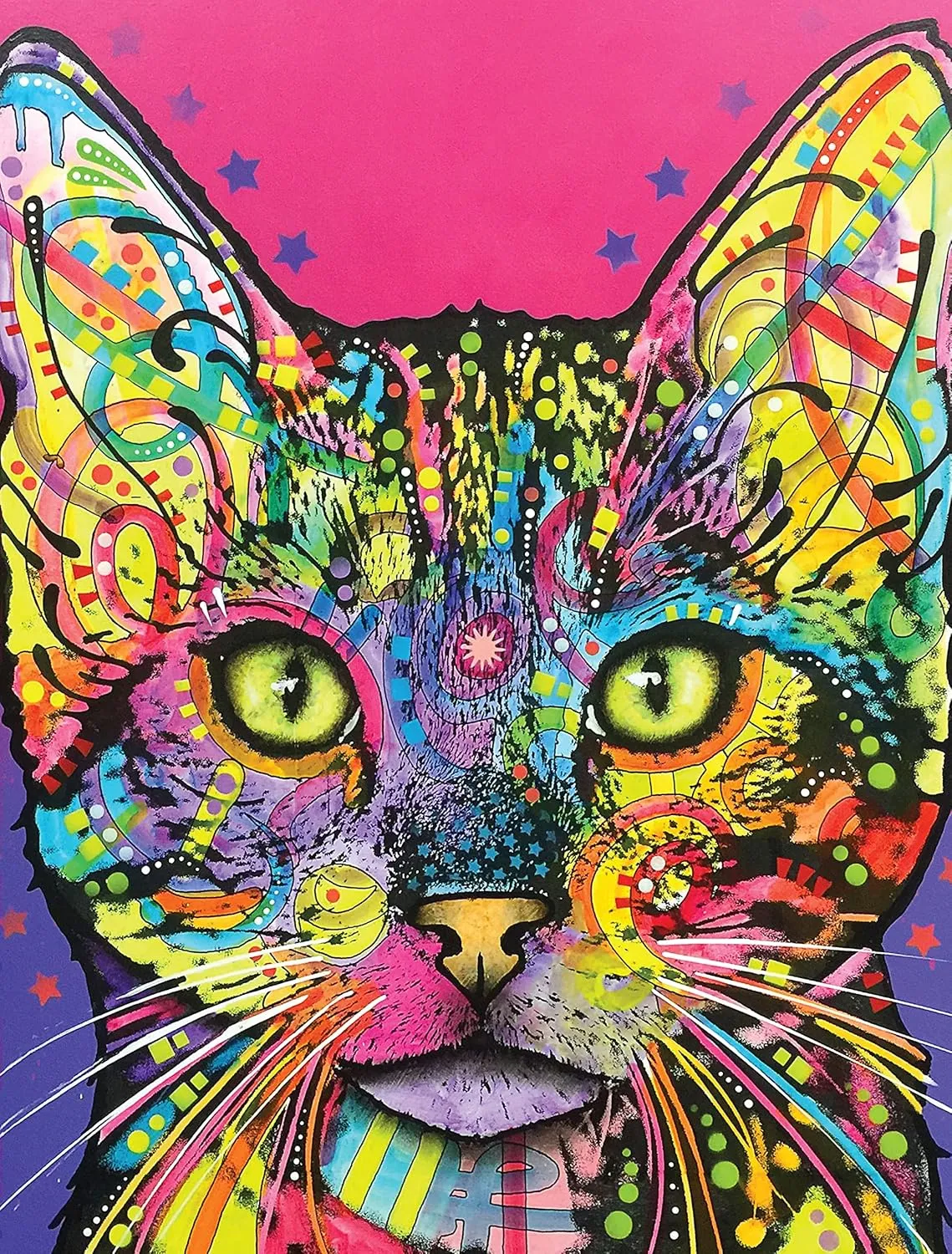 Dean Russo Shiva Cat Journal: Lined Journal (Quiet Fox Designs) 144 Acid-Free Lined Pages for a Dream Diary or Journaling, with Vibrant Cover Art from Brooklyn Pop Artist Dean Russo Hardcover  August 13, 2018