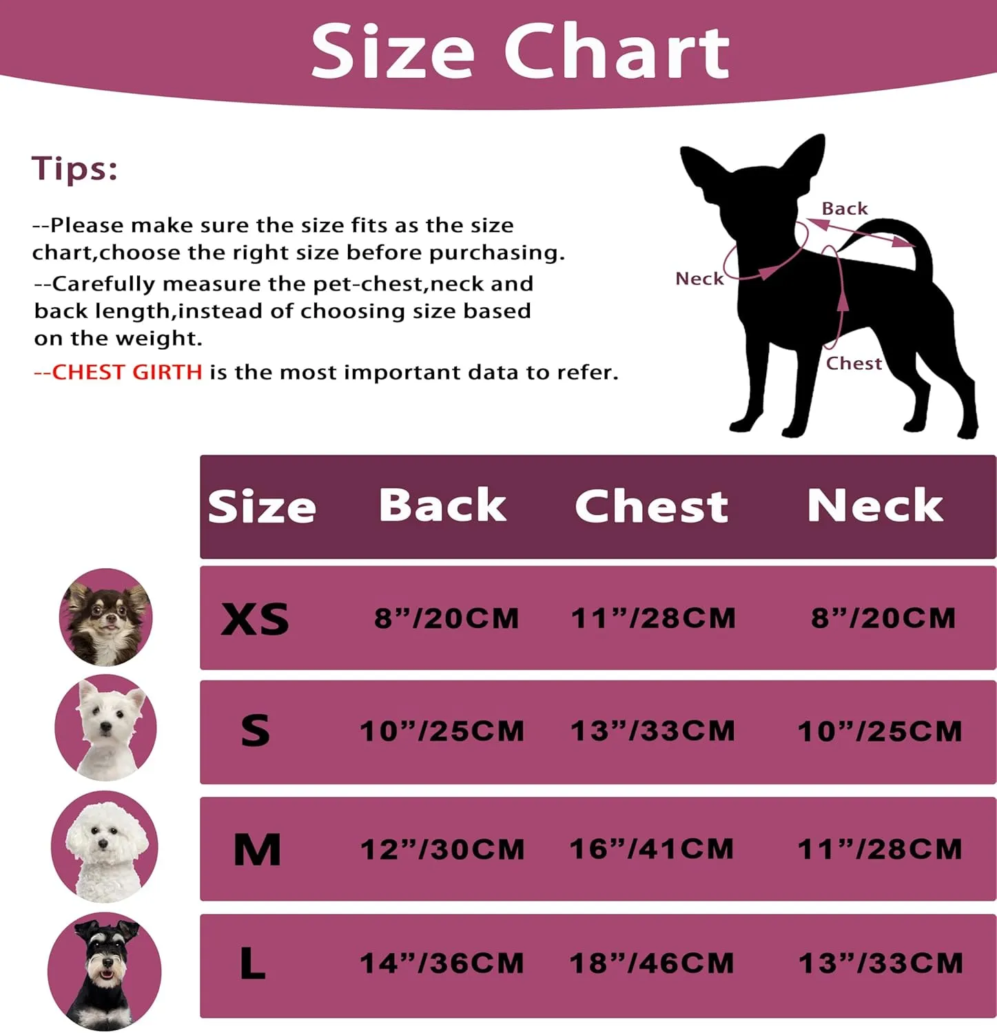 Dog Sweaters for Small Dogs Girl Purple Small Dog Sweater Winter Dog Clothes for Dachshund Classic Cable Twist Pet Sweater Thick Warm Puppy Sweater with Sleeves Doggie Outfit Medium
