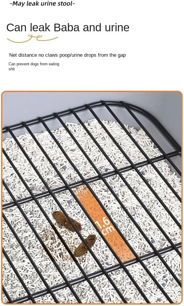 Dog ToiletPee Pad Holder 19.3"15.35" Pet Indoor Dog Training Toilet Dog Litter Box Plastic Potty Tray (Blue)