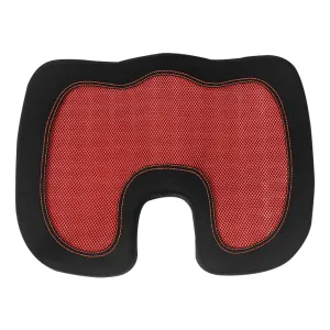 Ergonomic Cooling Gel Car Seat Cushion Red