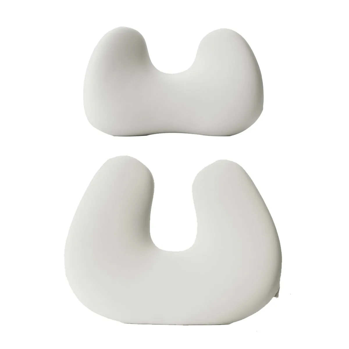 Ergonomic Memory Foam Lumbar Support & Neck Pillow Kit – Car & Office Use