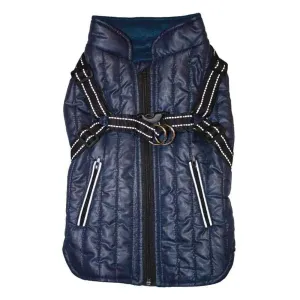 Fashion Pet Harness Coat Navy