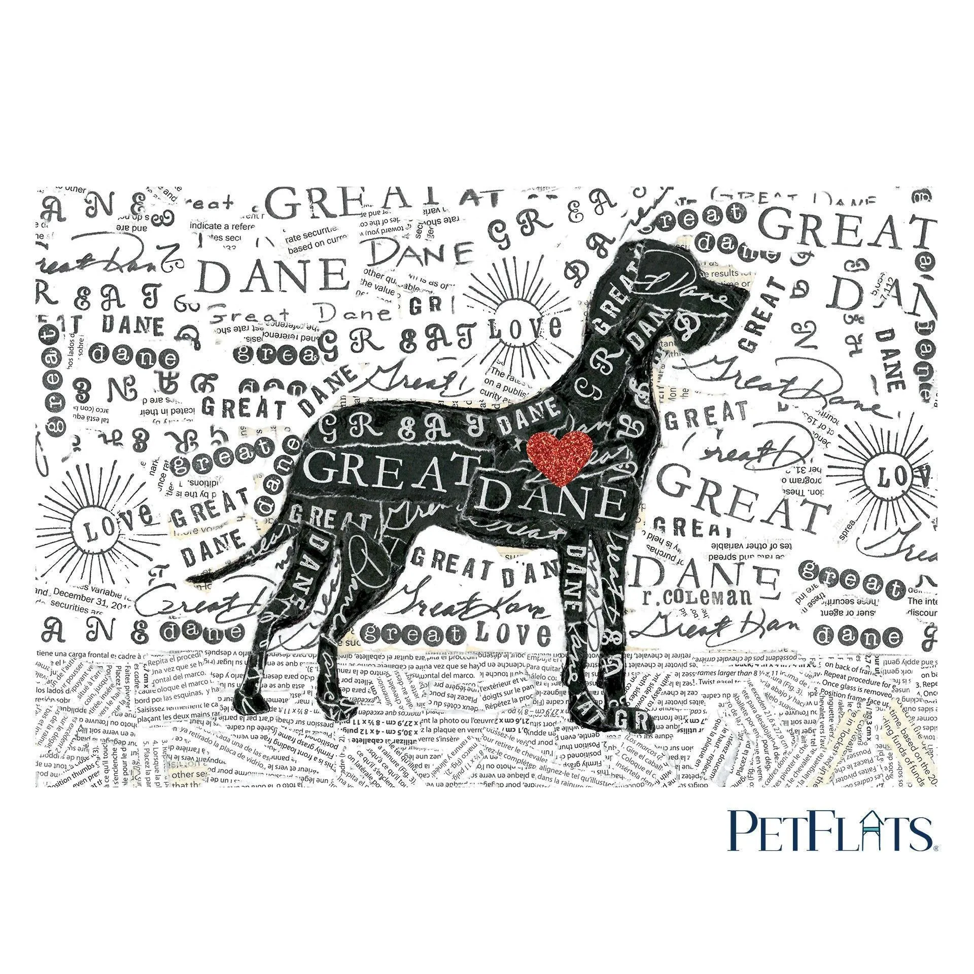 Great Dane PetFlat - Premium Vinyl Mat