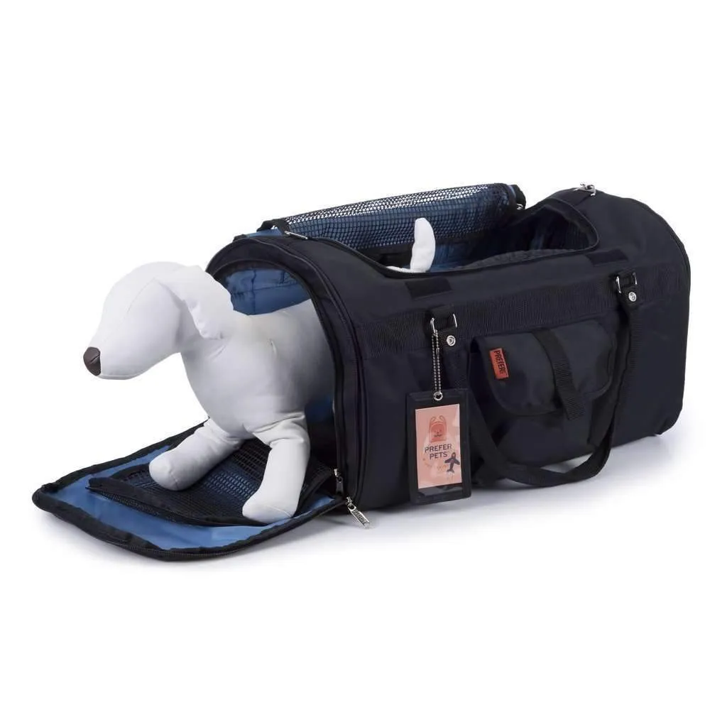 Hideaway Duffel Dog Carrier: Black