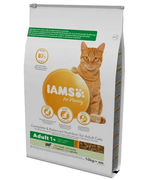 Iams Adult met Lam (ondersteund gezondheid en vitaliteit)
