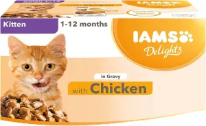 Iams Delights Kitten in Gravy 8pk