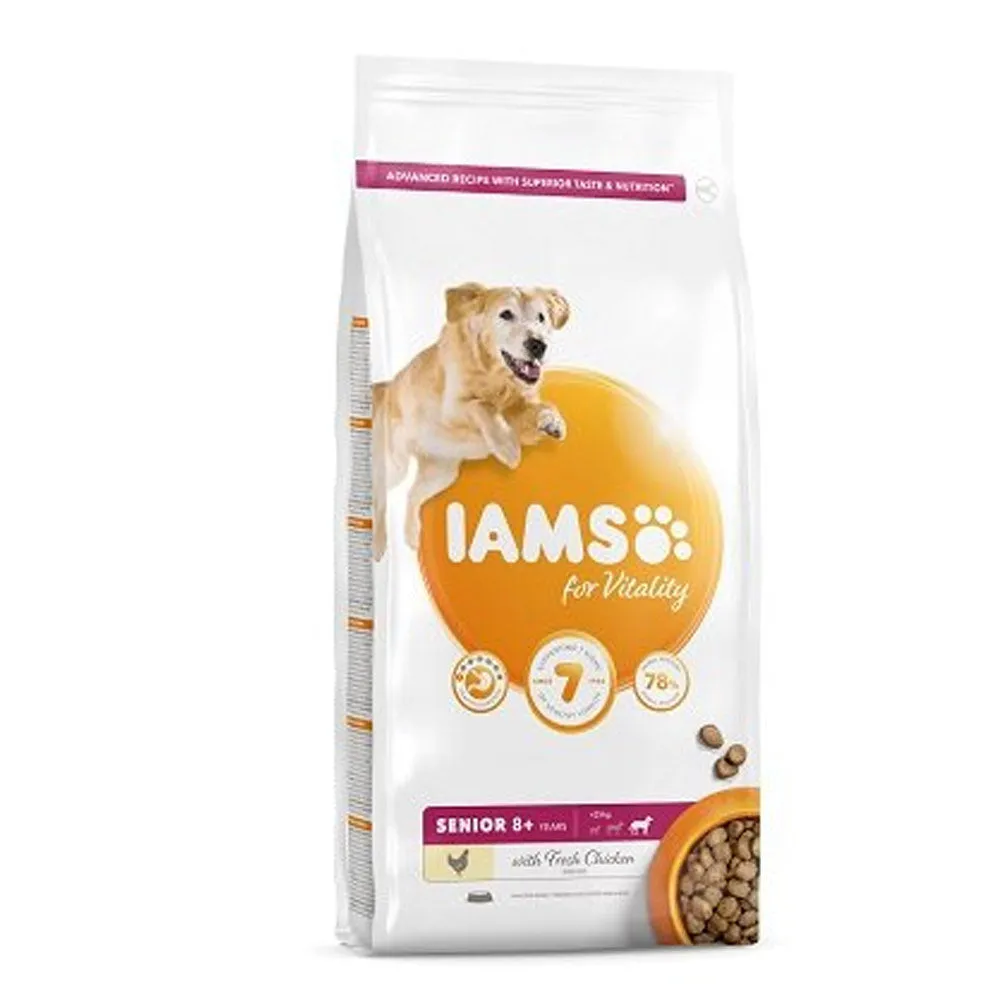 Iams Dog Senior Vitality Large Chicken