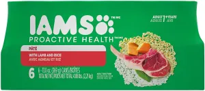 Iams Lamb & Whole Grain Brown Rice Multipack Canned Dog Food - 13 oz - Case of 6