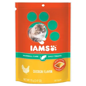 Iams ProActive Health Hairball Care Daily Chicken Cat Treats