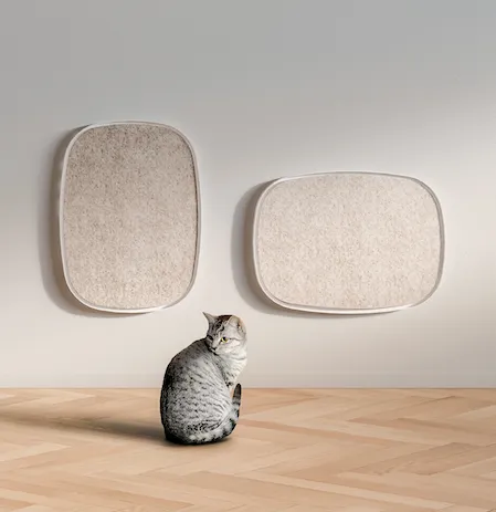 Miacara pannello wall mounted cat scratcher
