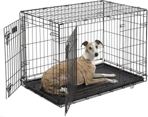 Midwest iCrate Double Door Dog Crate 36x23x25