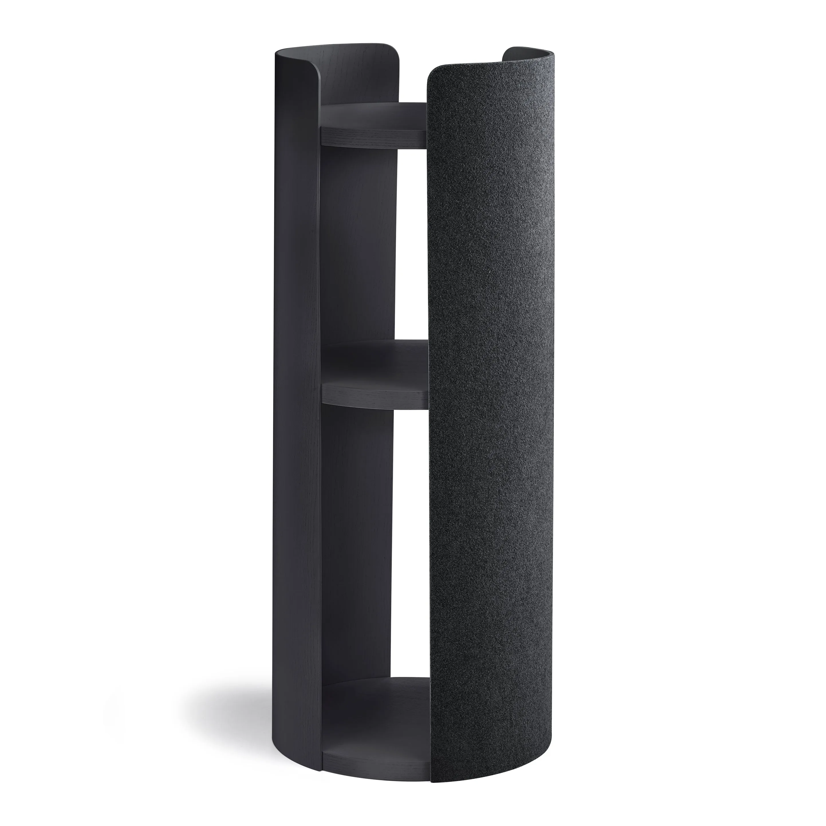 Modern Torre Cat Scratching Post With Cushion - Black