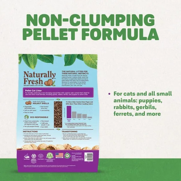 Naturally Fresh Non-Clumping Natural Pellet Cat Litter