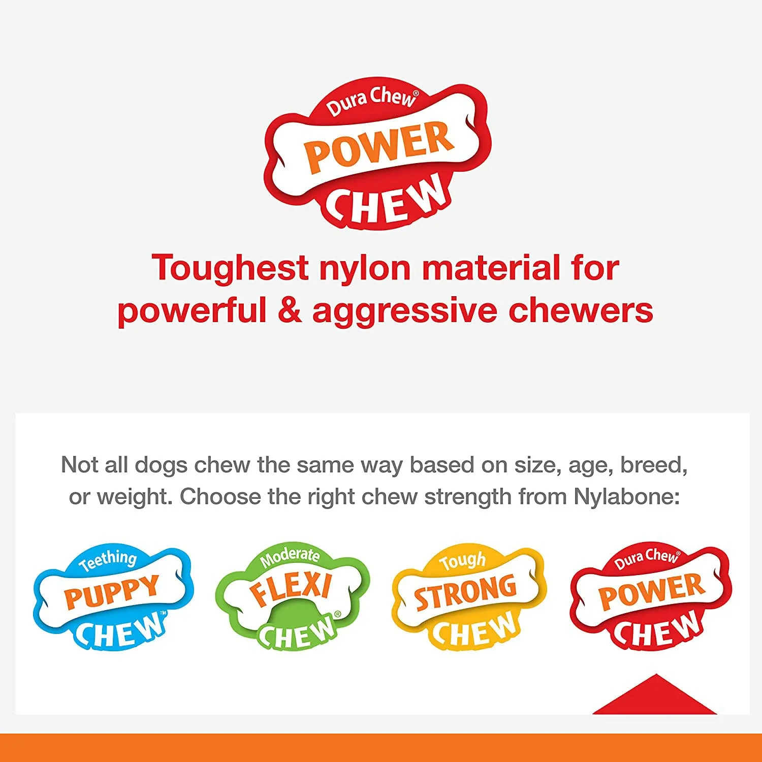 Nylabone Power Easy-Hold Dog Chew Toy