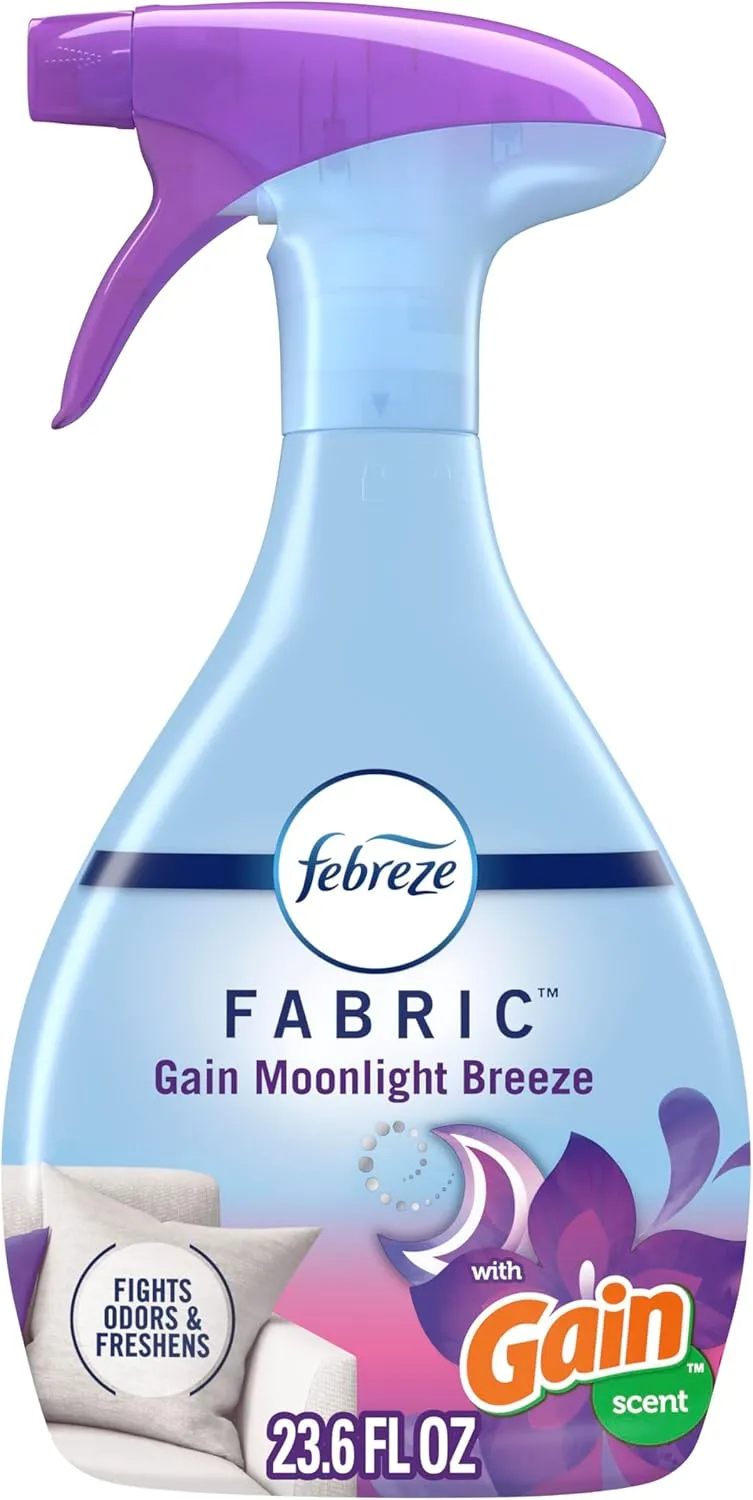 Odor-Fighting Fabric Refresher with Gain,Moonlight Breeze, 23.6 fl oz
