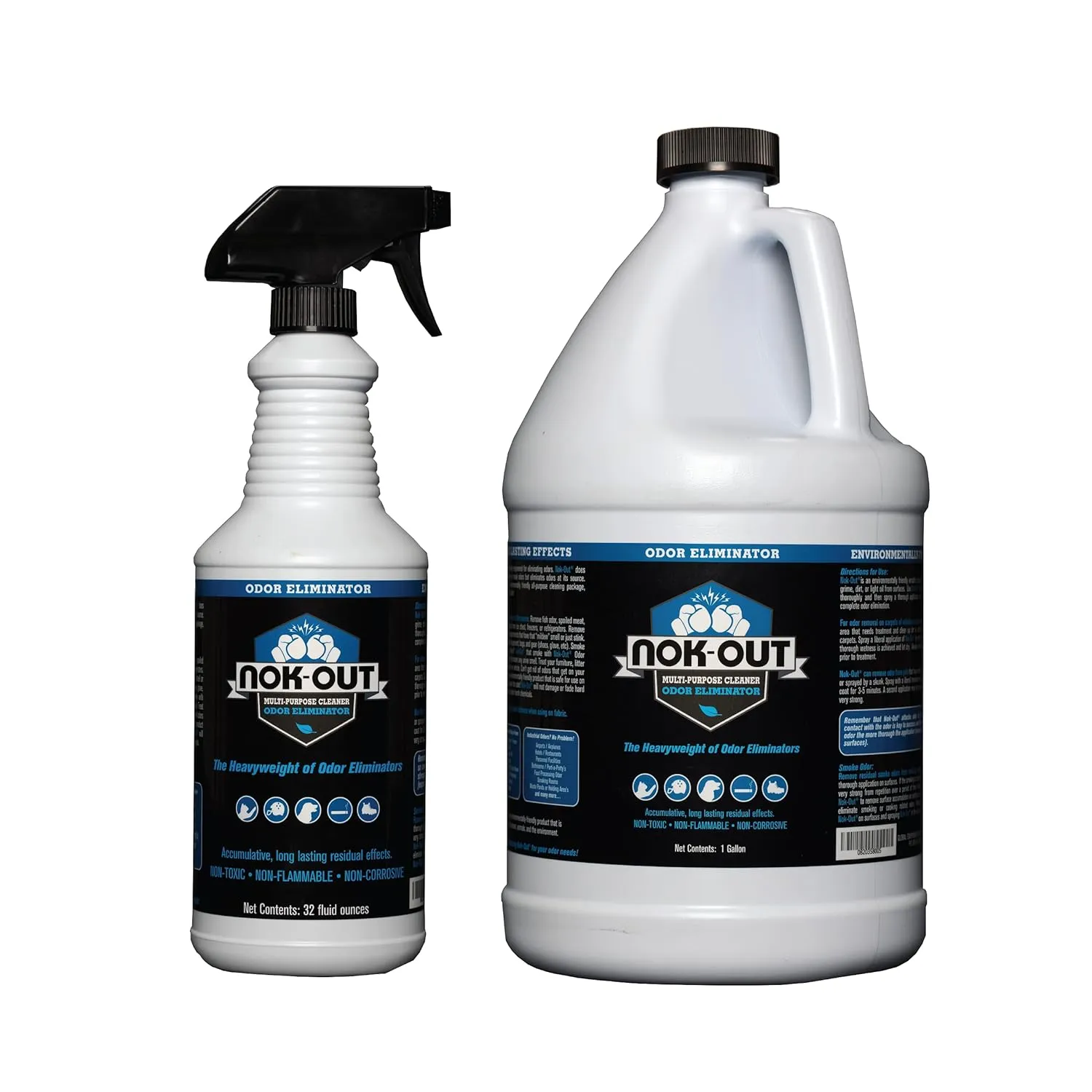 Odor Remover, Pet Deodorizer and Cleaning Spray, 32 Fluid Ounce Spray and 1 Gallon Set