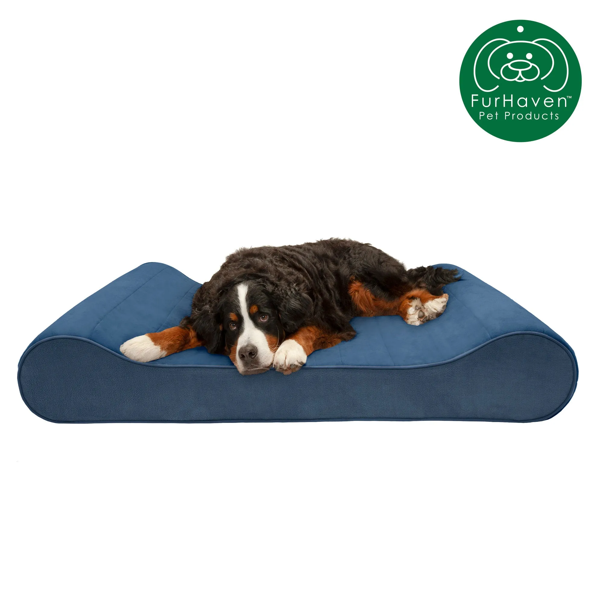 Orthopedic Microvelvet Luxe Lounger Pet Bed