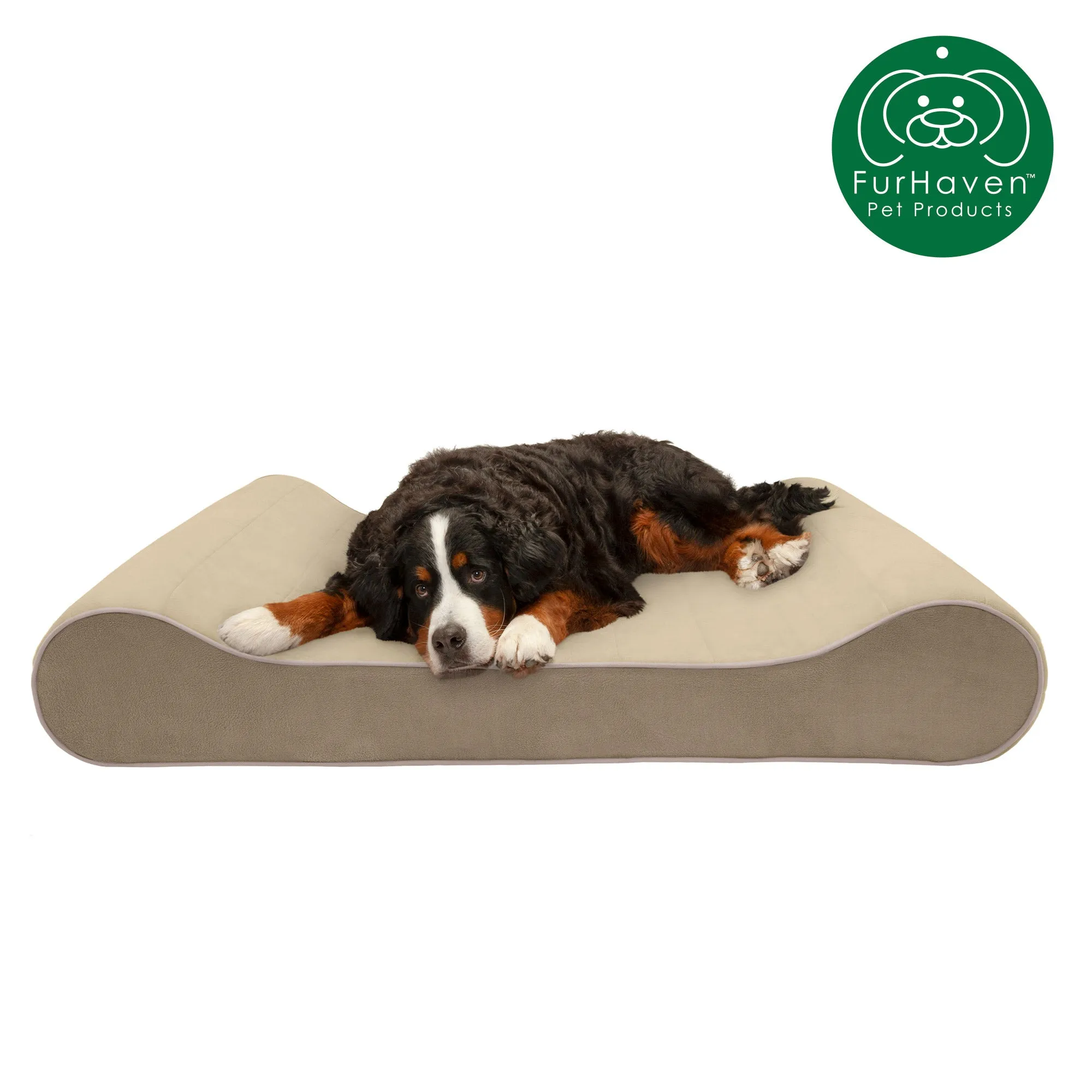 Orthopedic Microvelvet Luxe Lounger Pet Bed