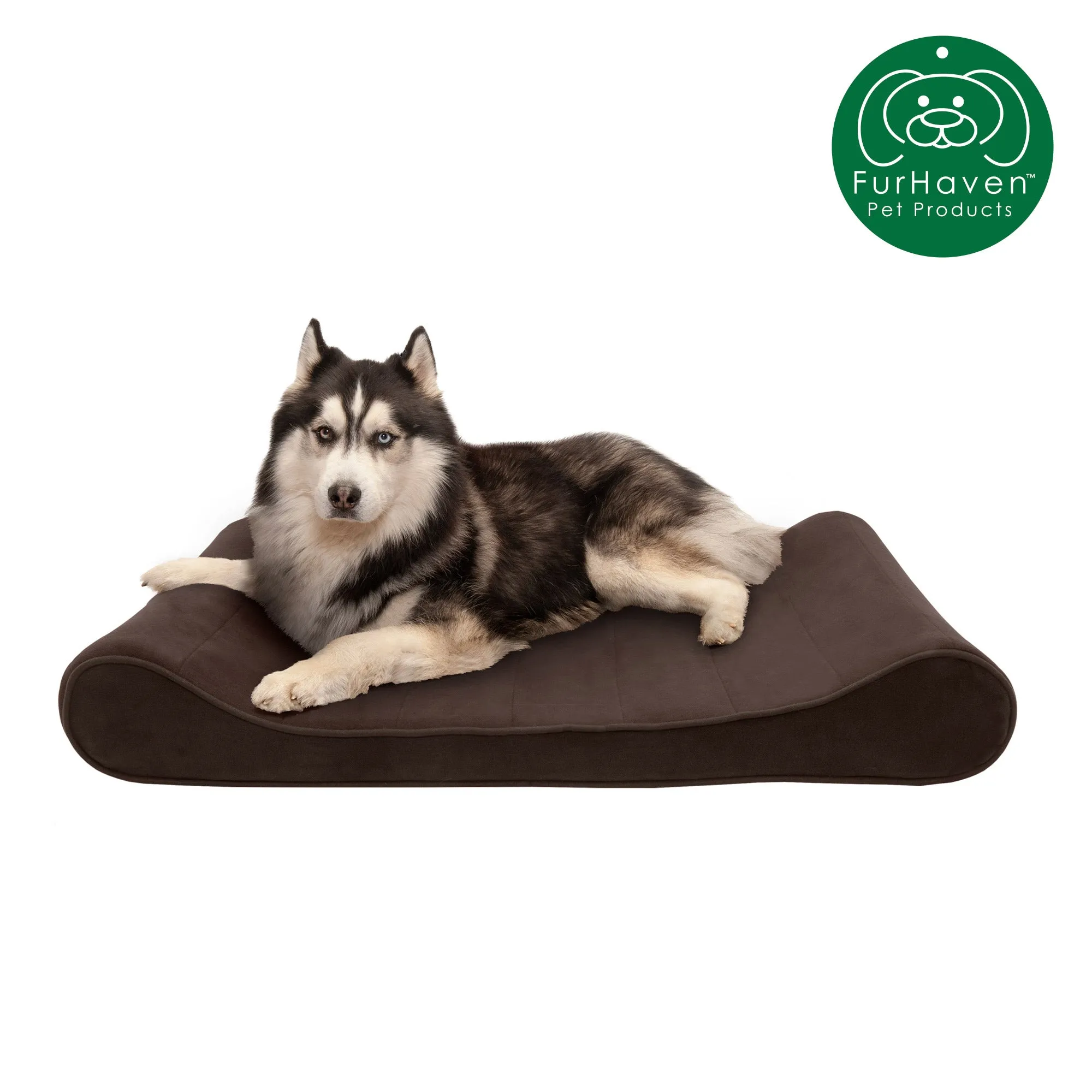 Orthopedic Microvelvet Luxe Lounger Pet Bed