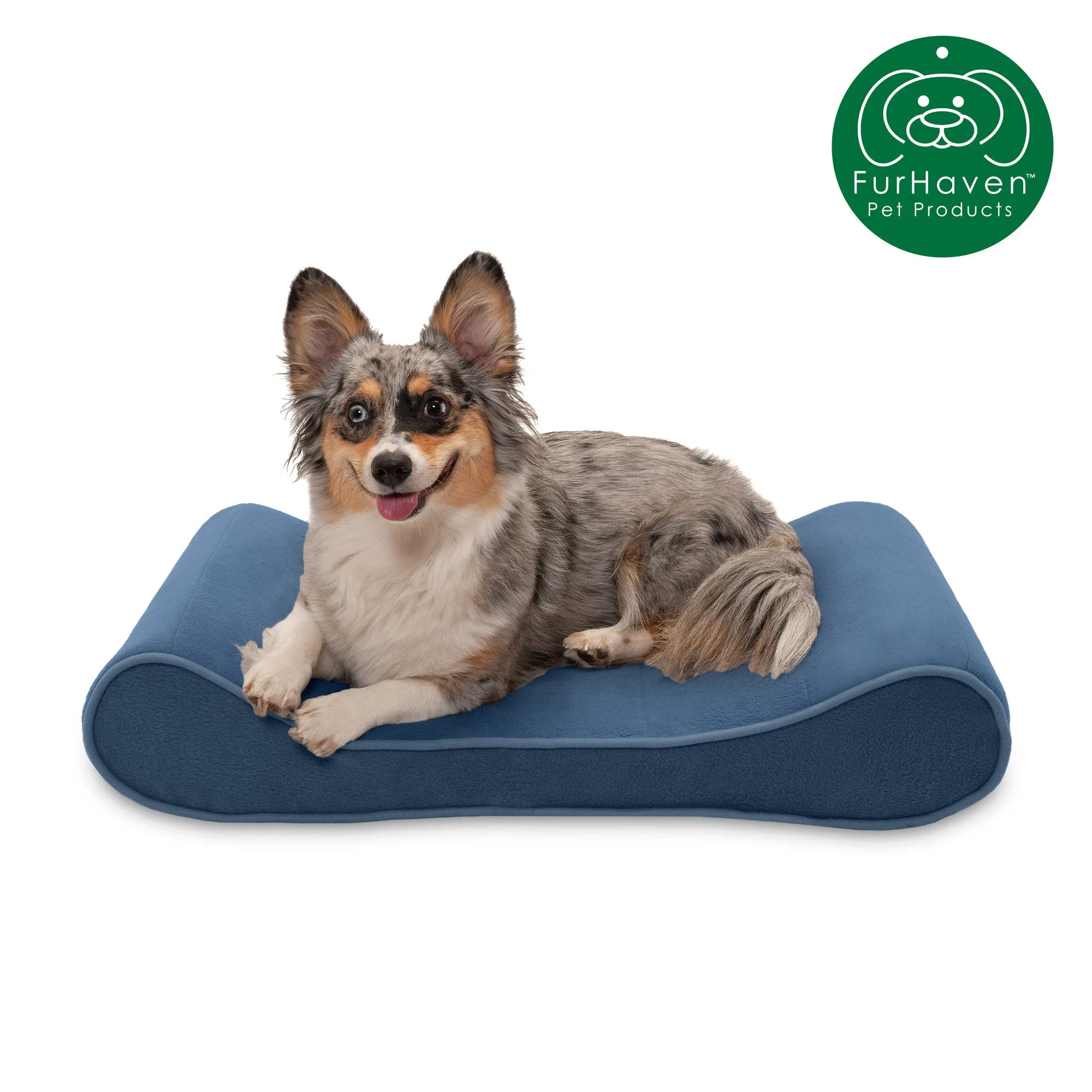 Orthopedic Microvelvet Luxe Lounger Pet Bed