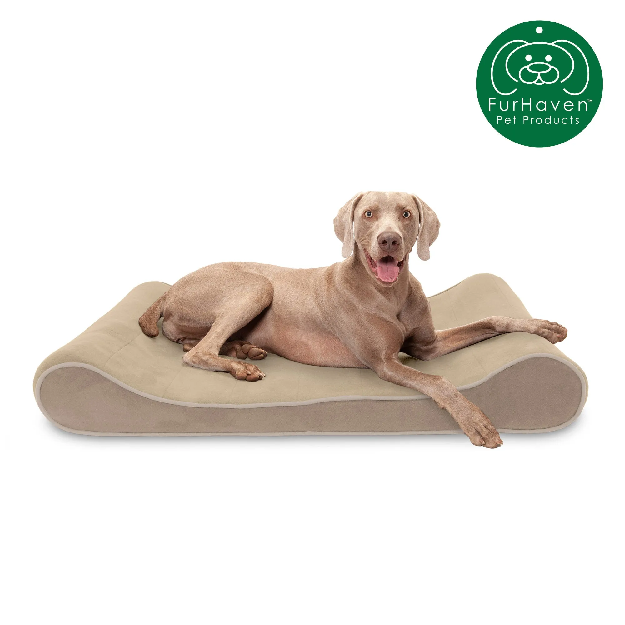 Orthopedic Microvelvet Luxe Lounger Pet Bed