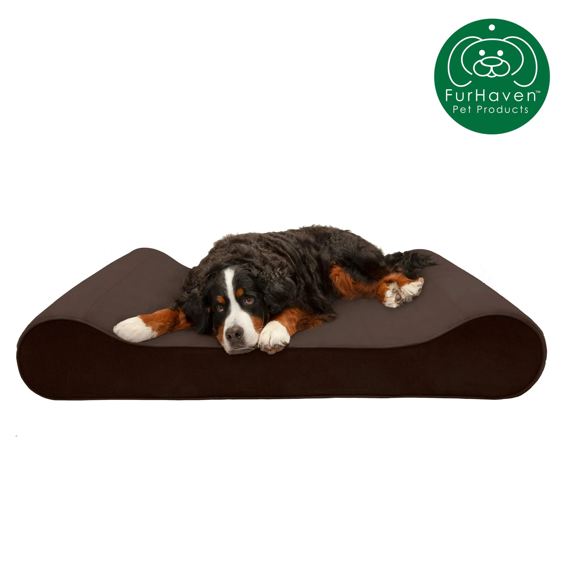 Orthopedic Microvelvet Luxe Lounger Pet Bed