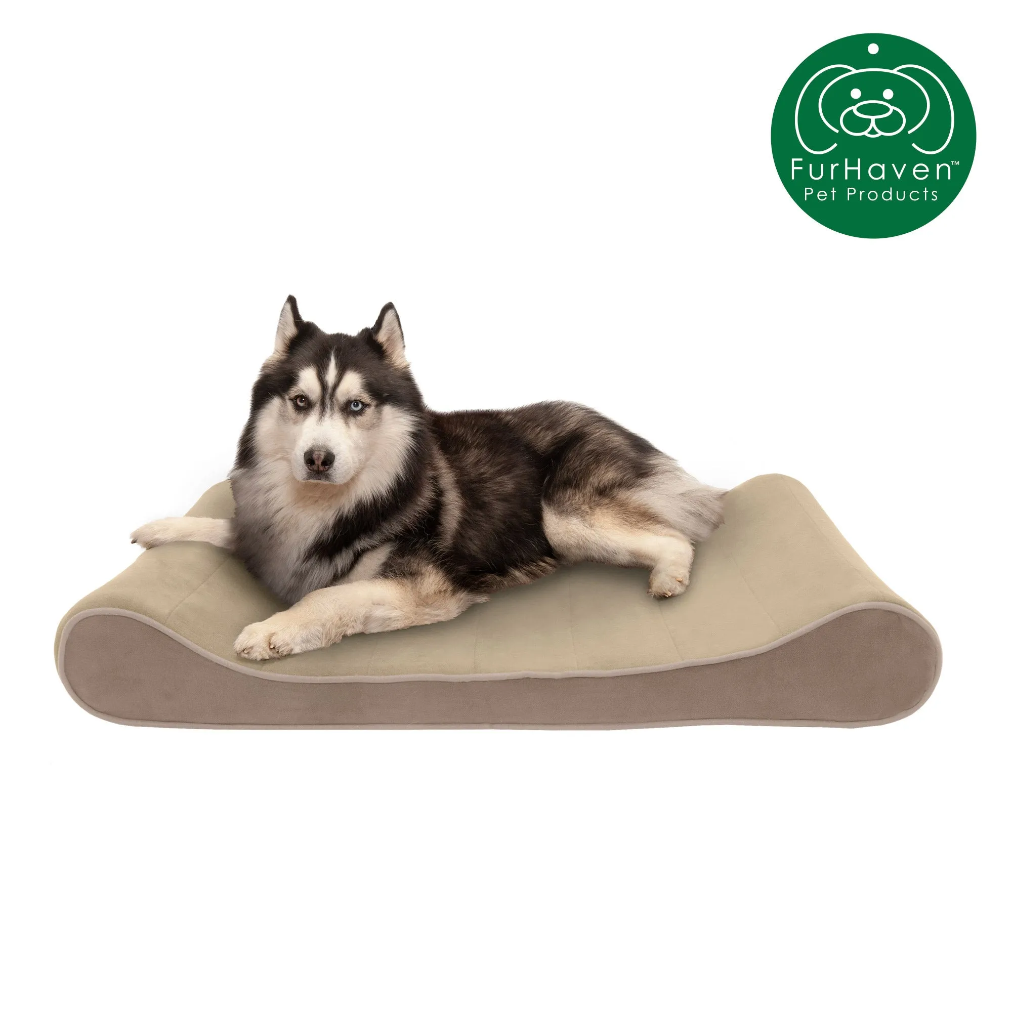 Orthopedic Microvelvet Luxe Lounger Pet Bed