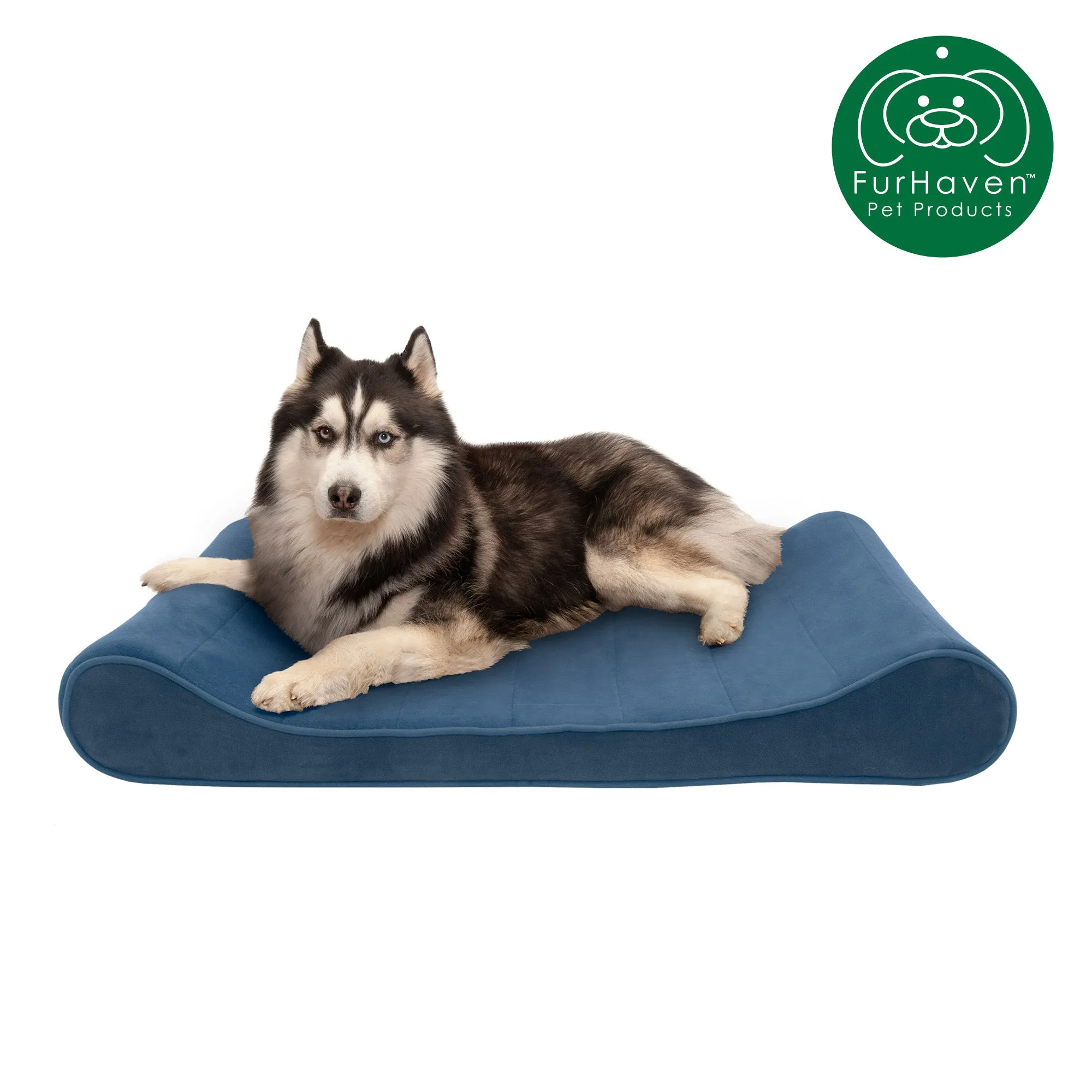 Orthopedic Microvelvet Luxe Lounger Pet Bed
