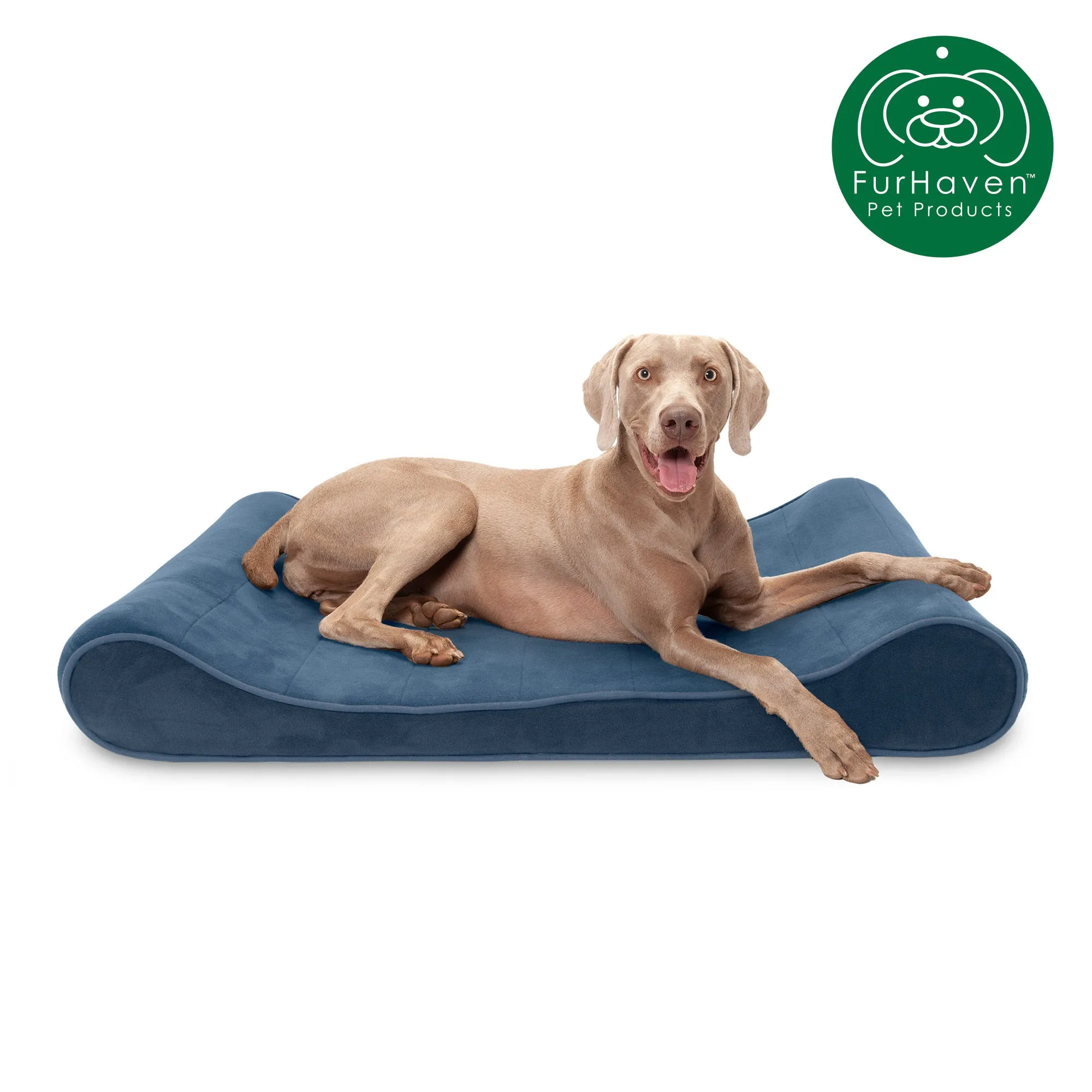 Orthopedic Microvelvet Luxe Lounger Pet Bed