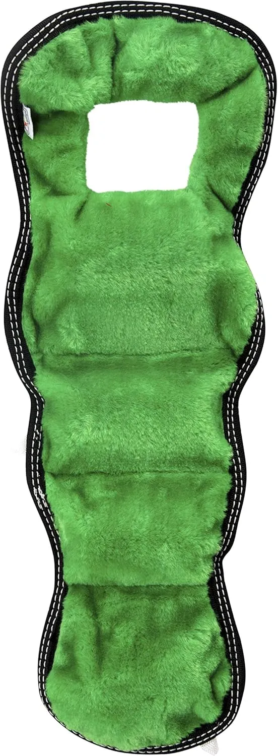 Outward Hound Tough Seamz Gator Plush Dog Toy, Large