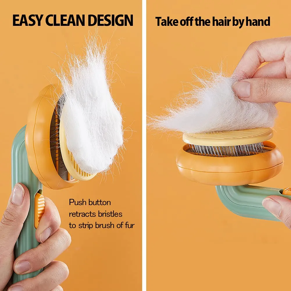 Pet Grooming Pumpkin Brush