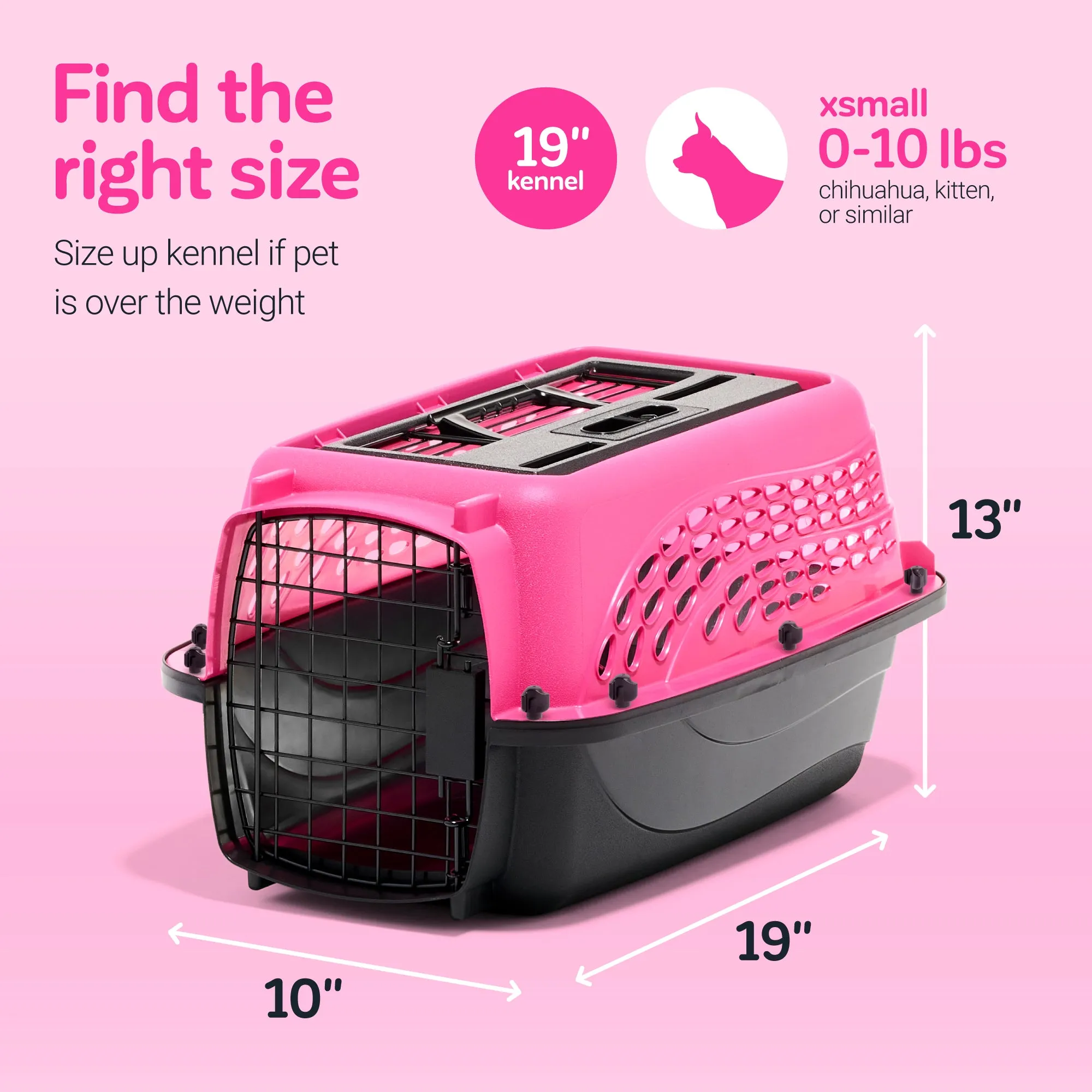 Petmate 2 Door Dog & Cat Kennel