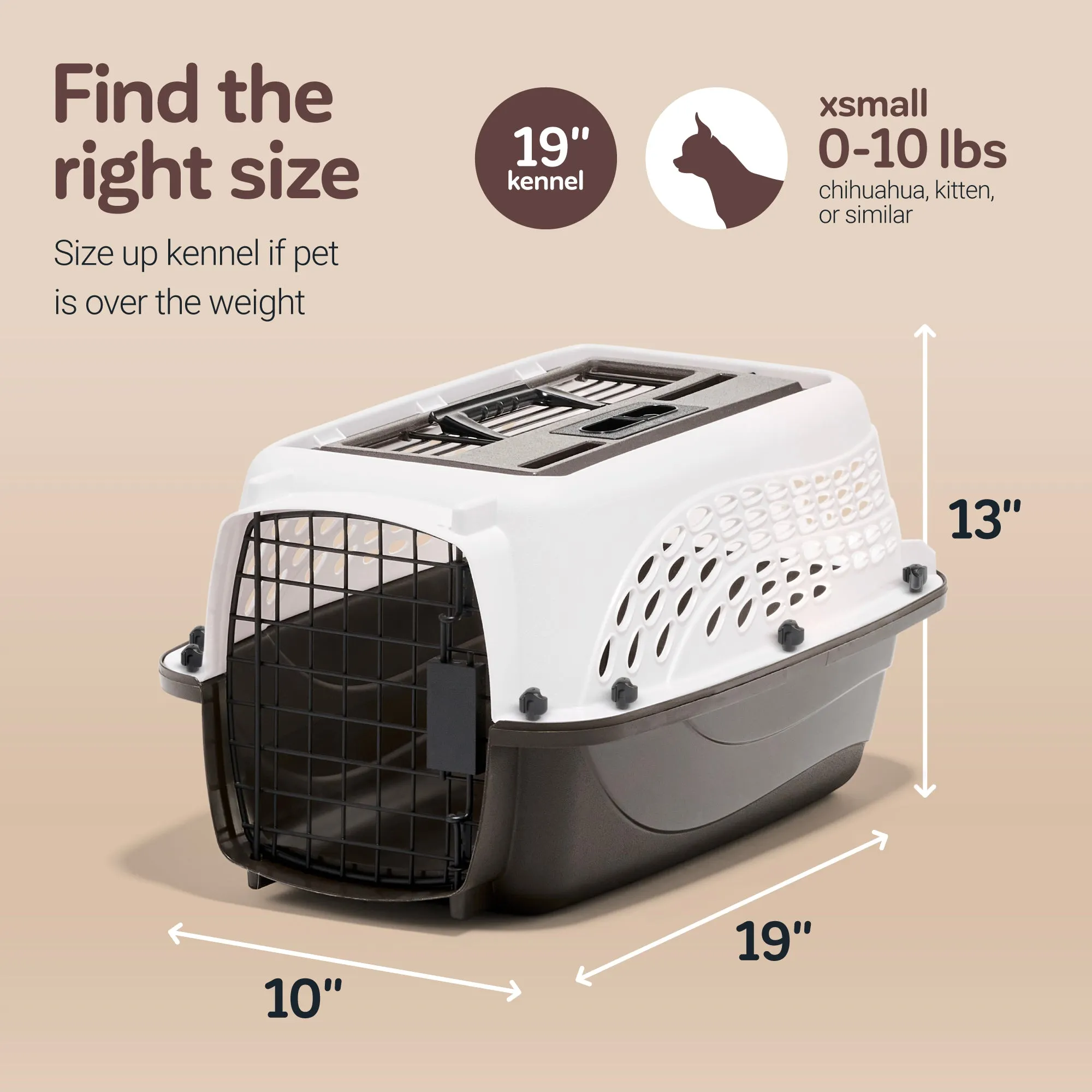 Petmate 2 Door Dog & Cat Kennel