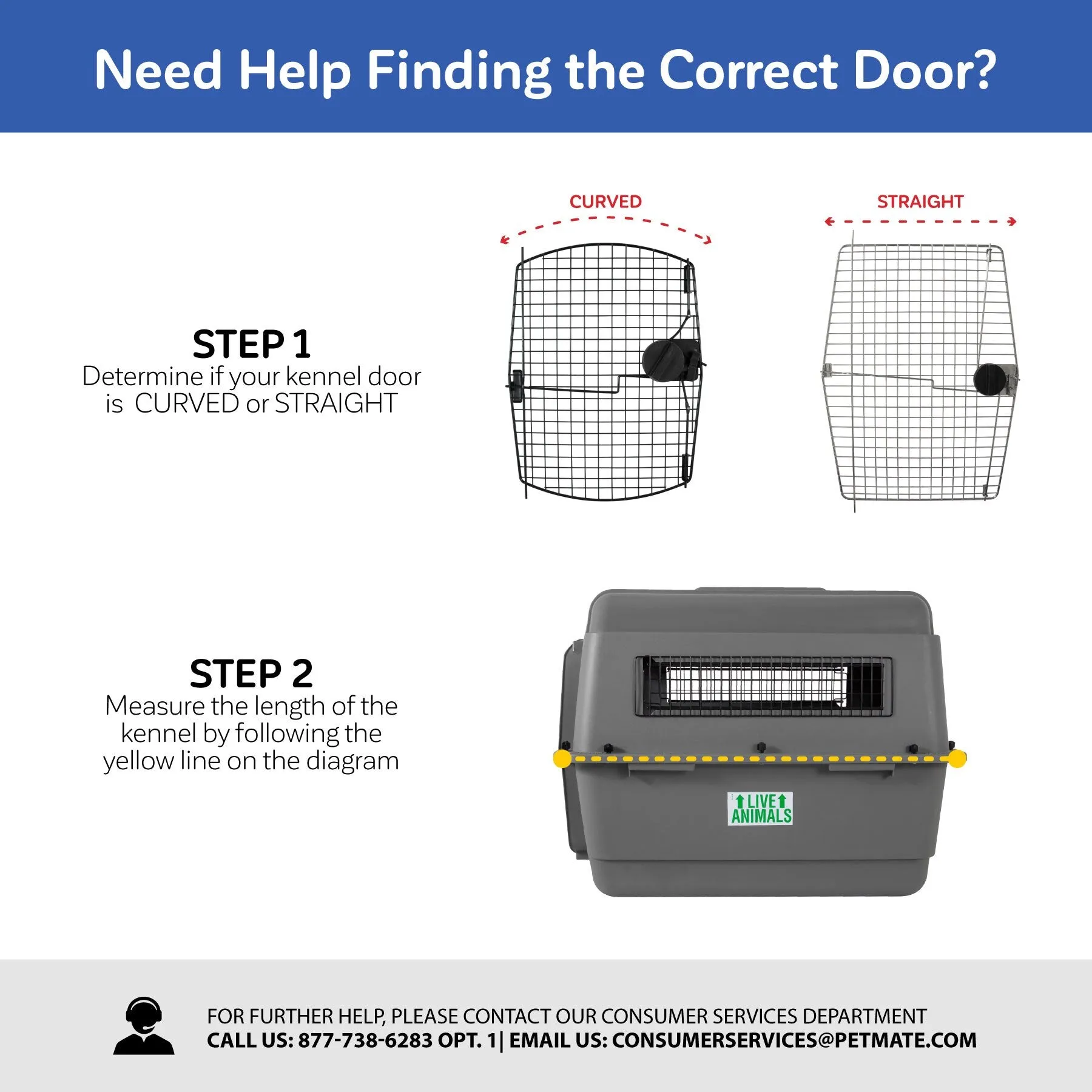 Petmate Compass Kennel Replacement Door