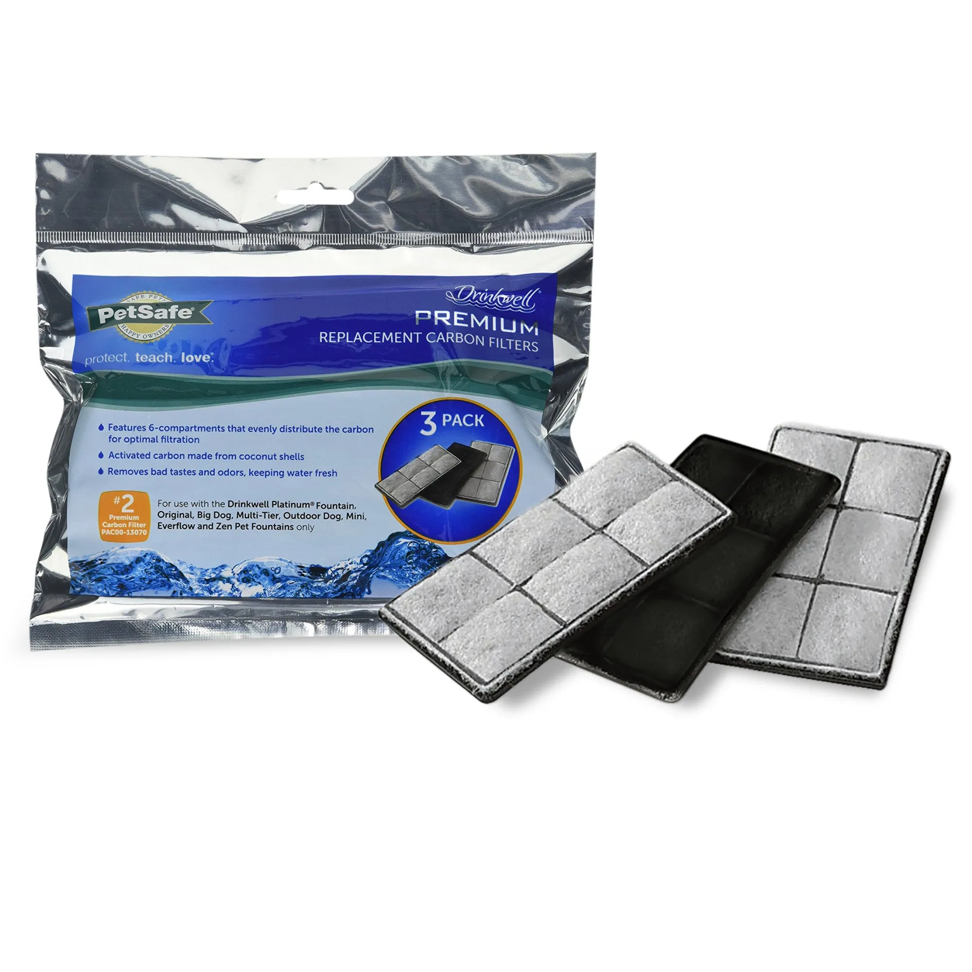 PetSafe® Drinkwell® Premium Replacement Carbon Filters, 3 Pack