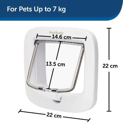 PetSafe® Manual-Locking Cat Flap White