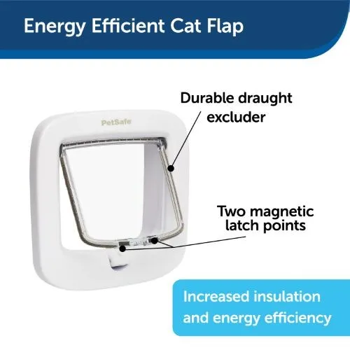 PetSafe® Manual-Locking Cat Flap White