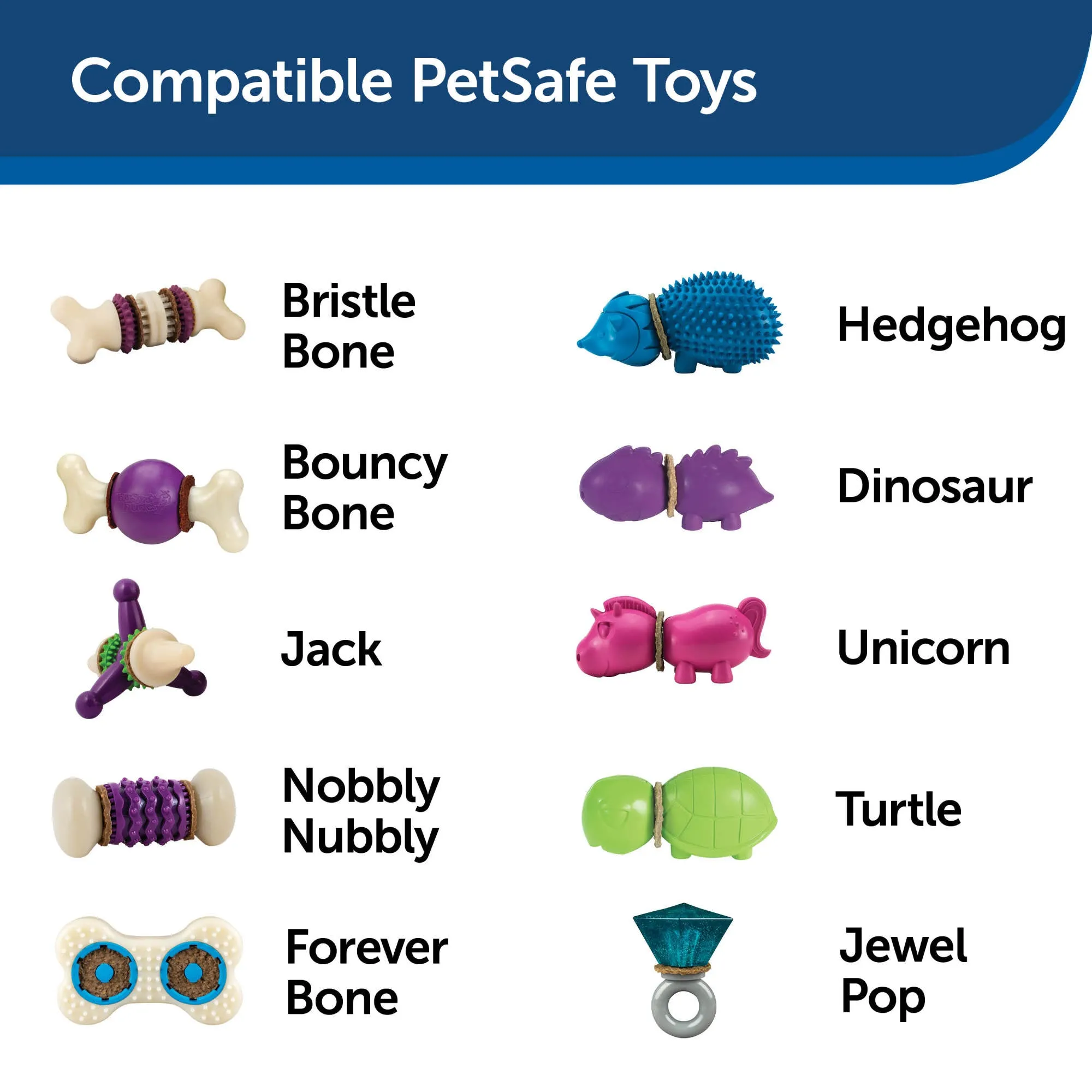 PetSafe® Rawhide Treat Ring Refills, Variety Pack, Original Rawhide and Peanut Butter Flavor, Replacement Treats for PetSafe Busy Buddy Treat Ring Holding Dog Toys