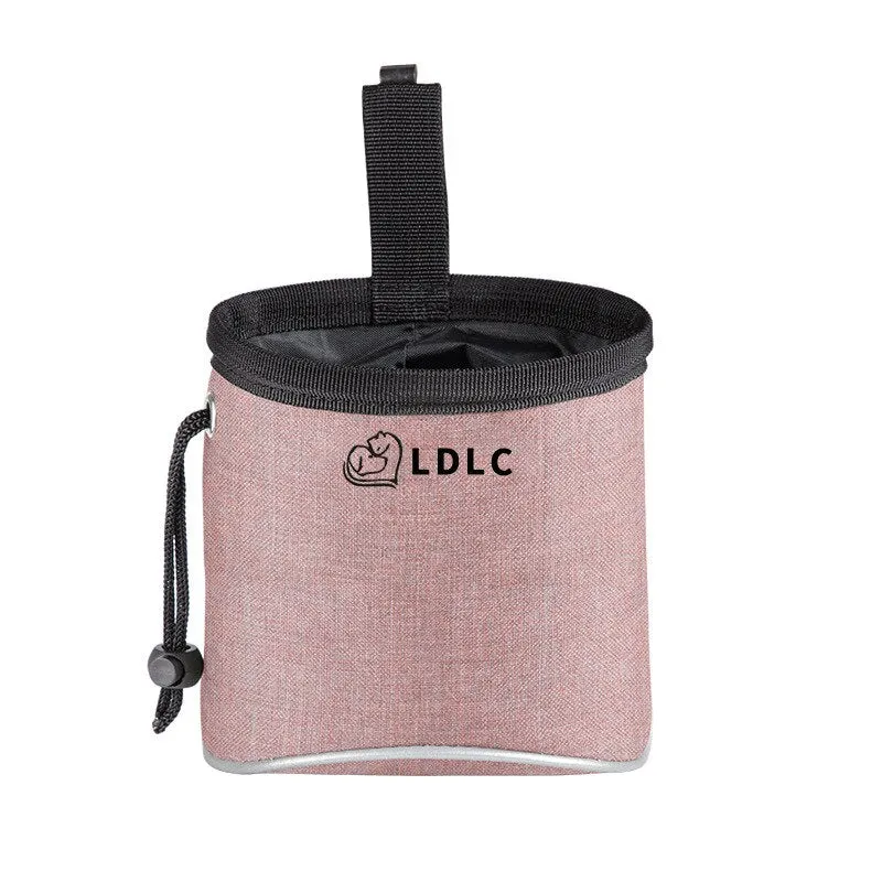 Portable Reflective Dog Training Treat Bag Detachable Dog Food Snack Bag