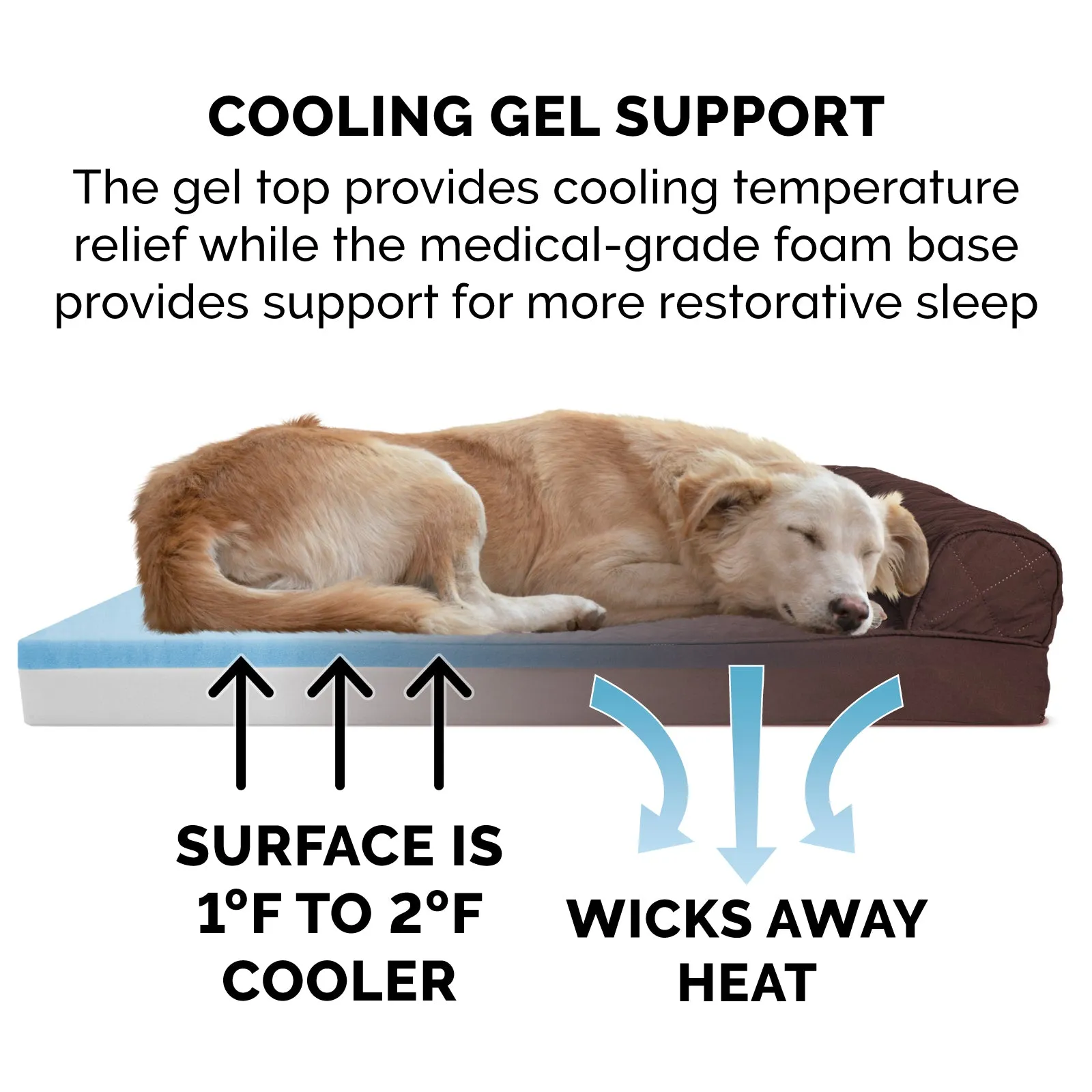 Quilted Memory Foam Sofa-Style Couch Pet Bed