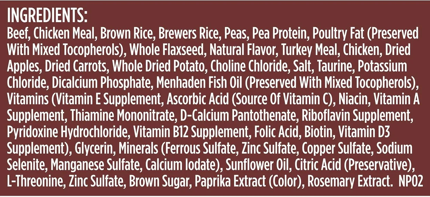 Rachael Ray Nutrish Dish Premium Natural Dry Dog Food with Added Vitamins, Minerals & Taurine, Beef & Brown Rice Recipe with Veggies, Fruit & Chicken, 23 Pound Bag