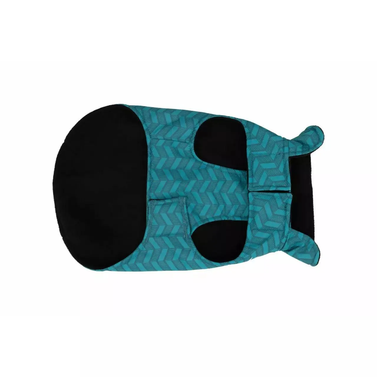RC Dog Coat Shasta Dark Teal Chevron